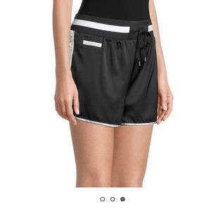 Blanc Noir Dolphin Silk Shorts